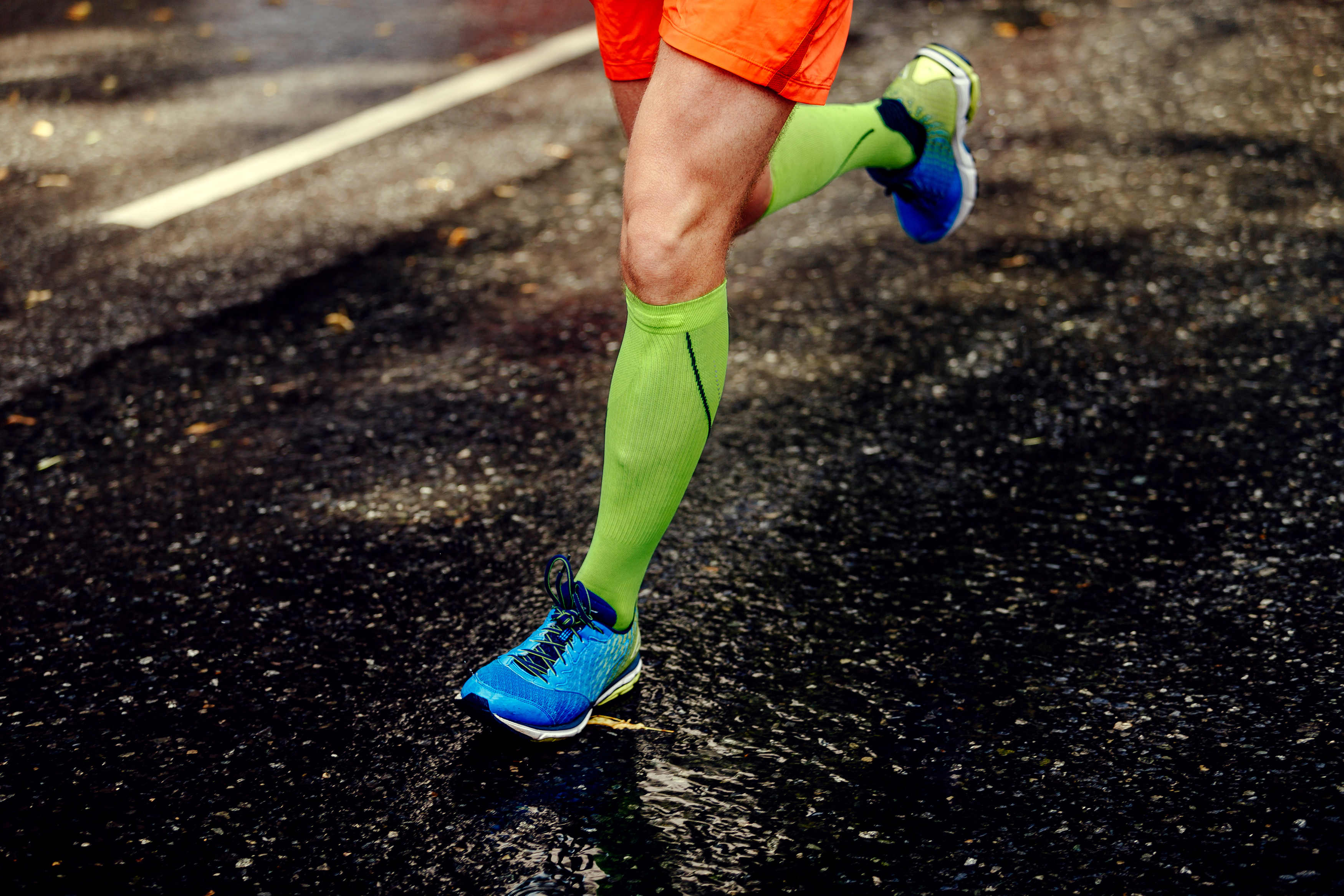 Should you wear compression socks during or after a run or workout? - Treat  My Feet
