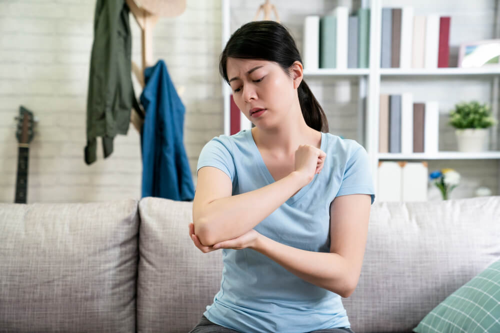 burning pain in elbow