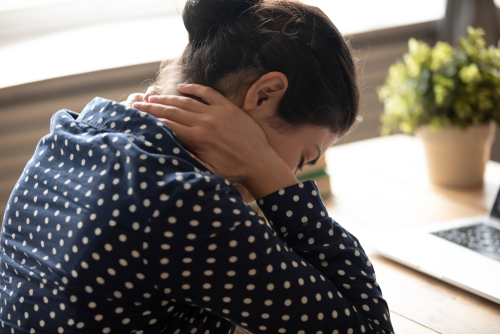 neck pain at base of skull