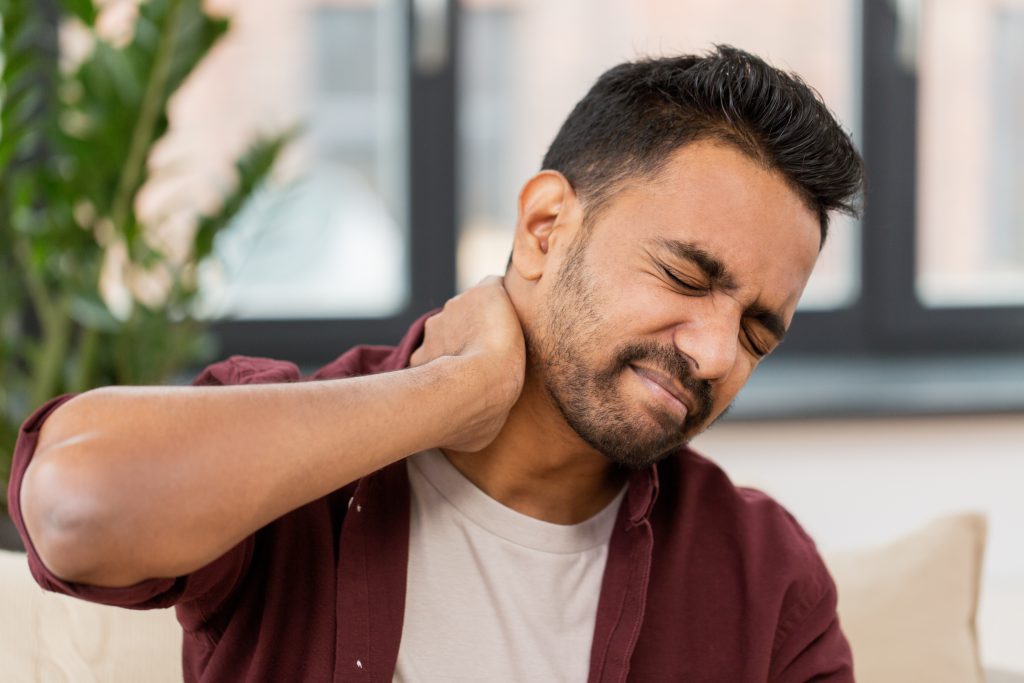 Can Neck Pain Cause Headaches? AdobeStock 184827444 can neck pain cause headaches? neck pain